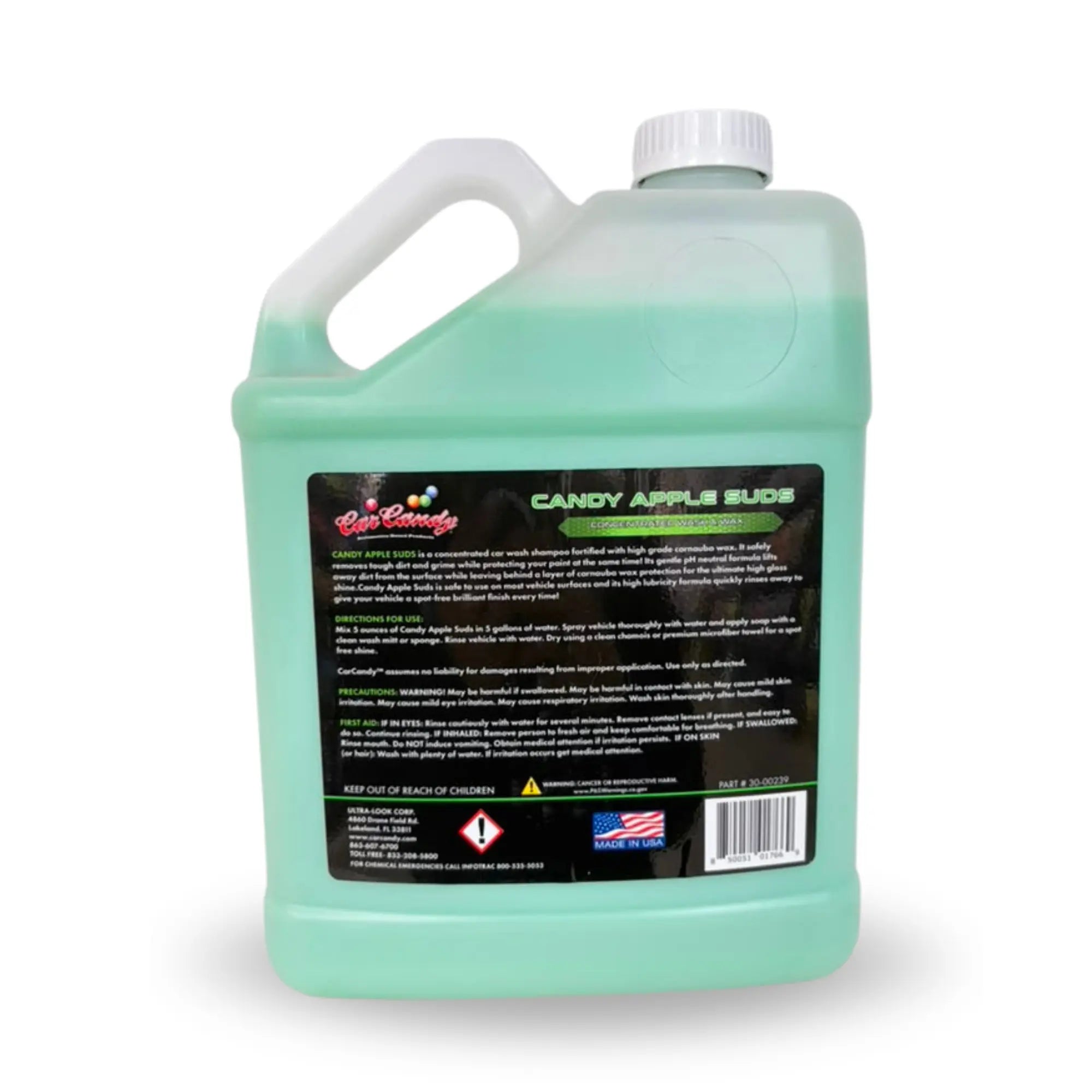 Candy apple suds wash n wax gal | wash and wax soap | car candy