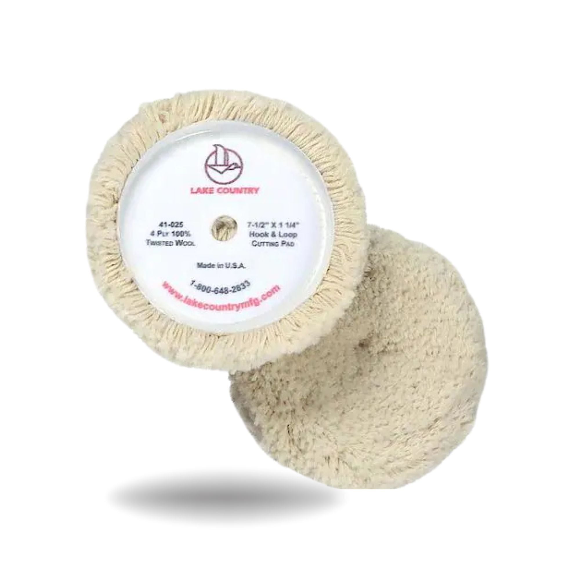 6.5 wool pad | wool buffing pad | lake country