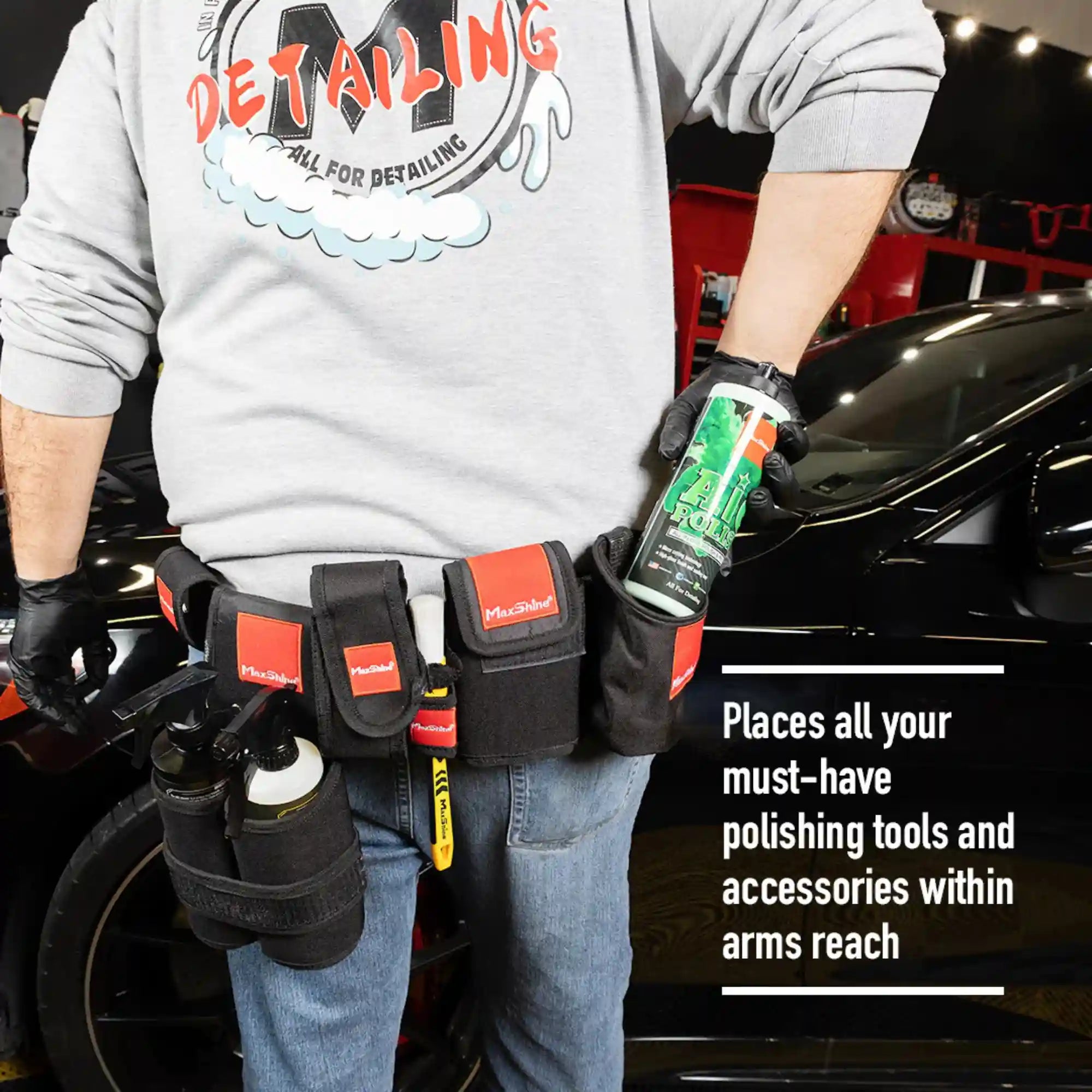 MAXSHINE DETAILING TOOL BELT