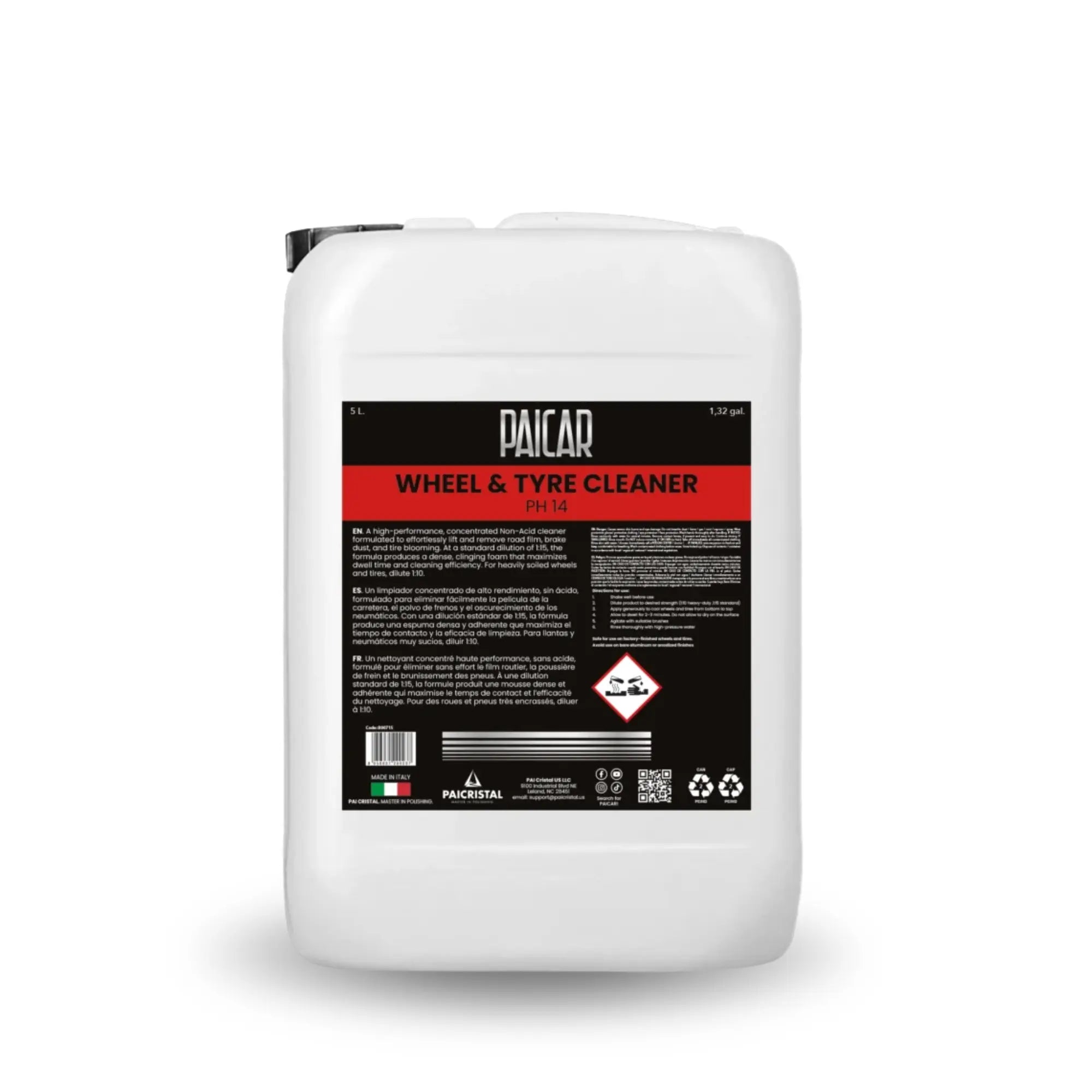 PAICAR TIRE- WHEEL CLEANER 5L