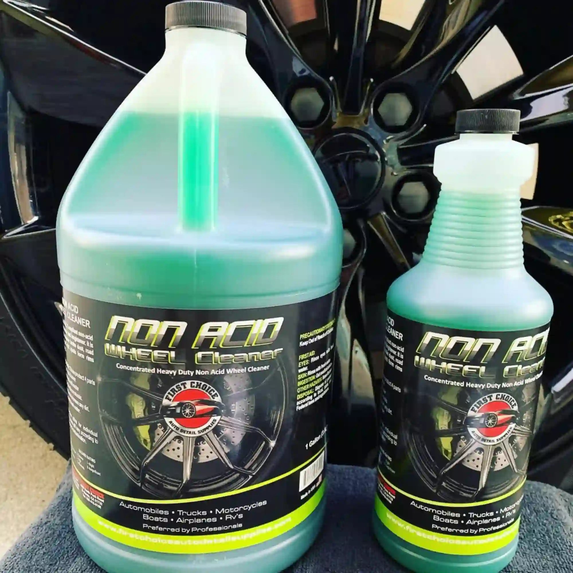 NON ACID WHEEL CLEANER 32 OZ