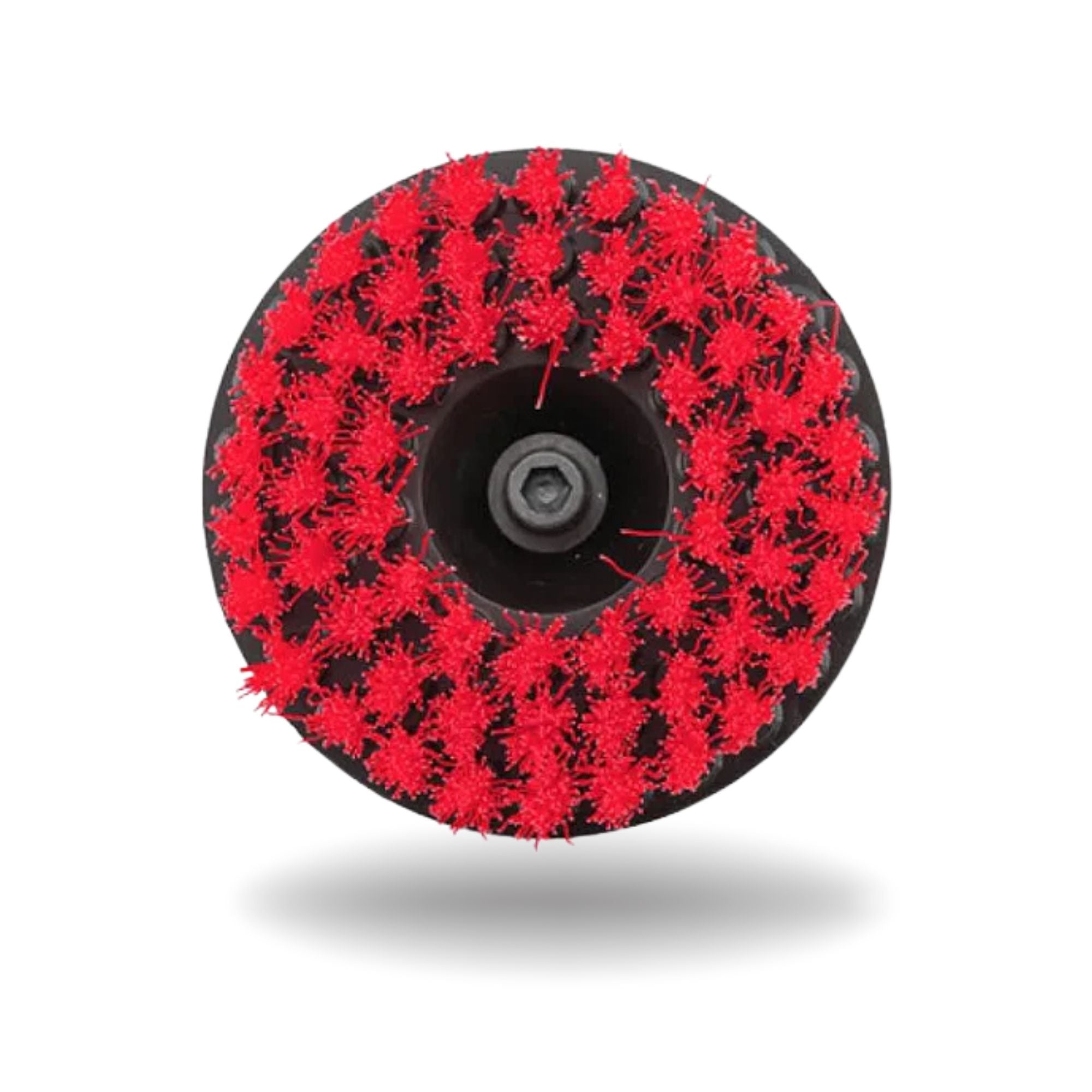 ROUND BRUSH FOR DRILL RED