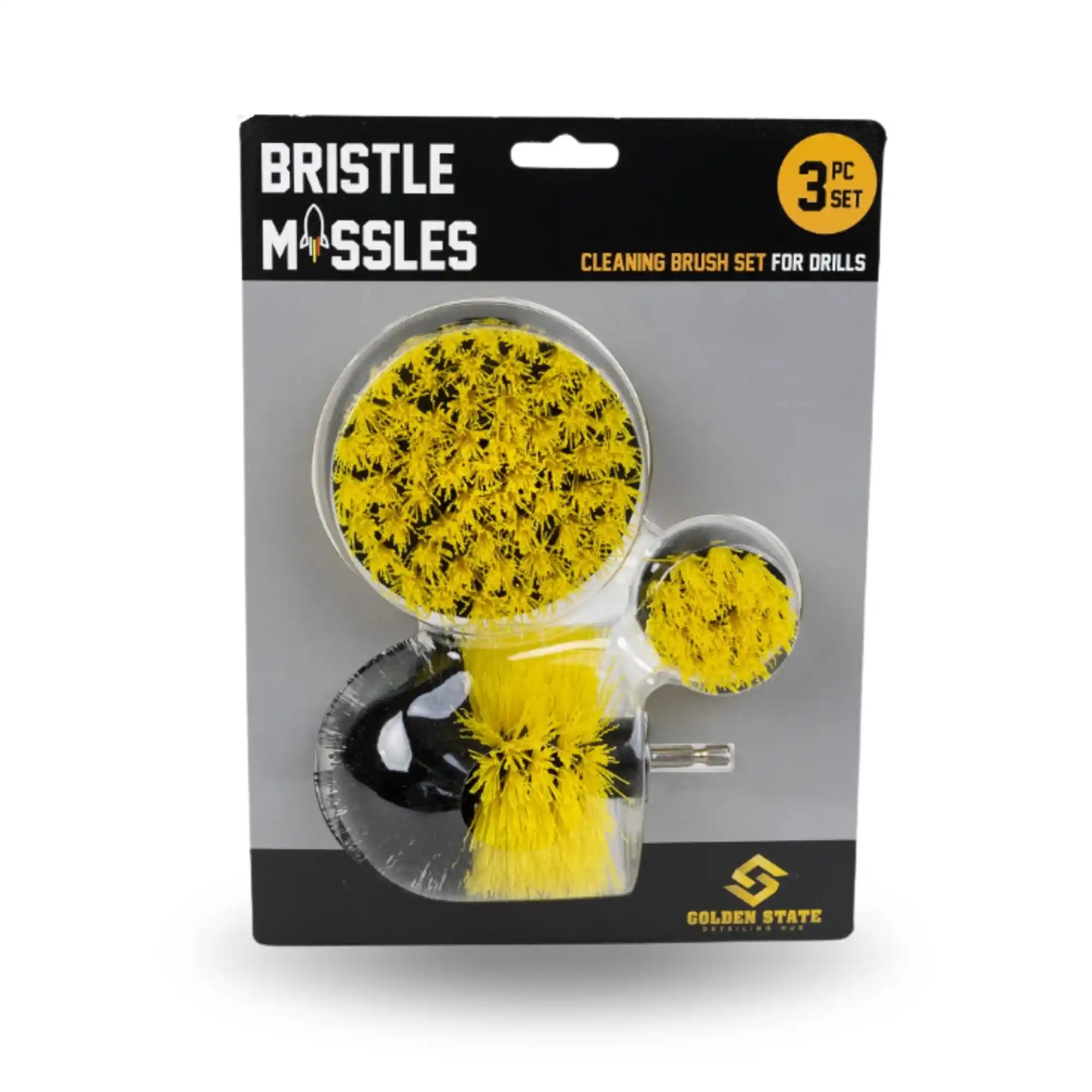 YELLOW DRILL BRUSH SET X3 MISSILE