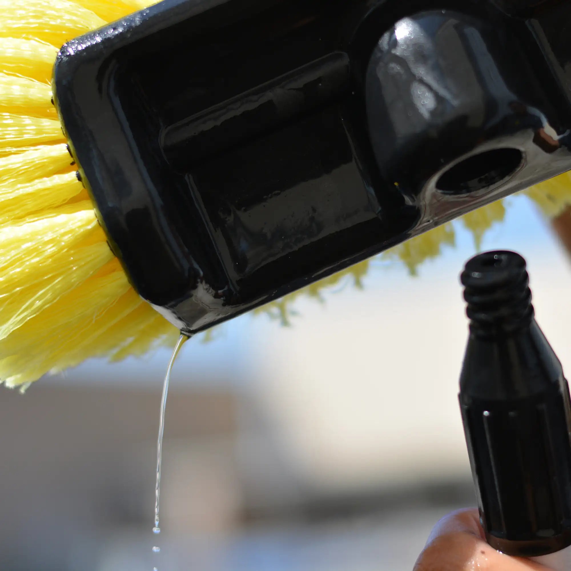 gs truck brush head yellow 10" | truck wash brush | golden state