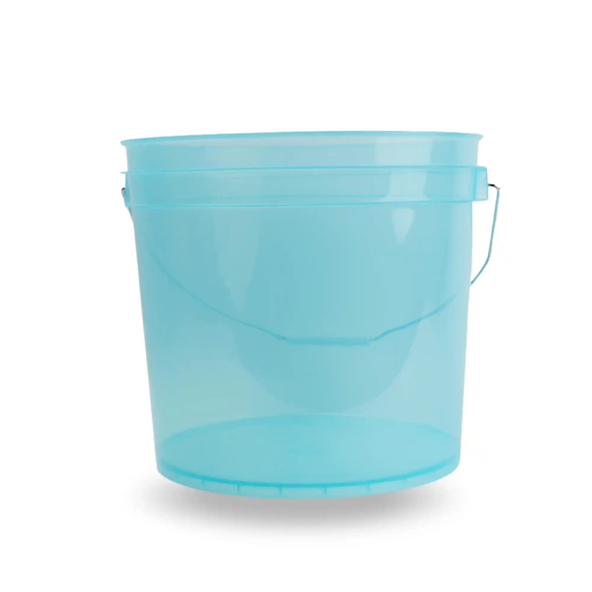 CLEAR BLUE PLASTIC BUCKET 3.5G