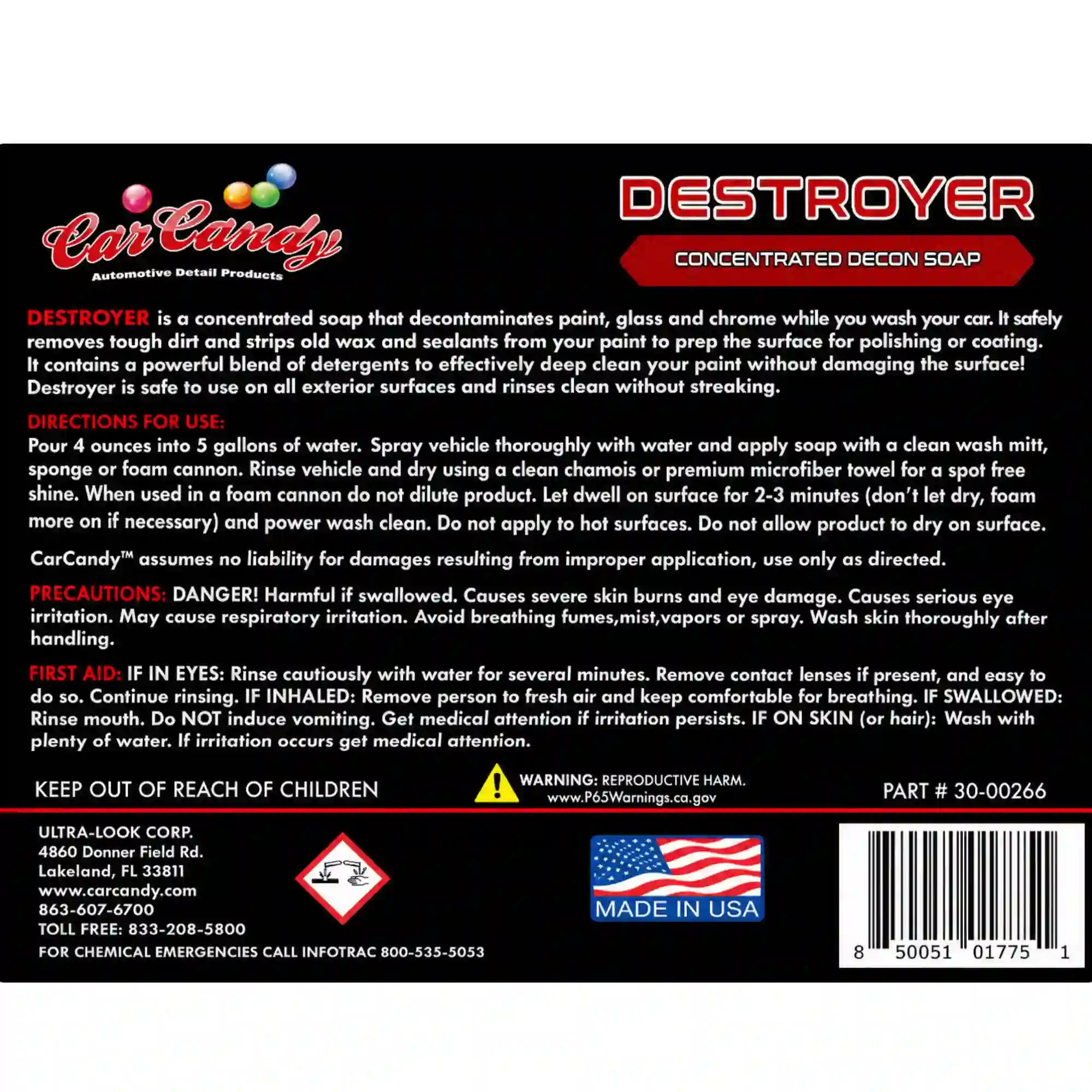 destroyer gal | decon car wash soap | car candy