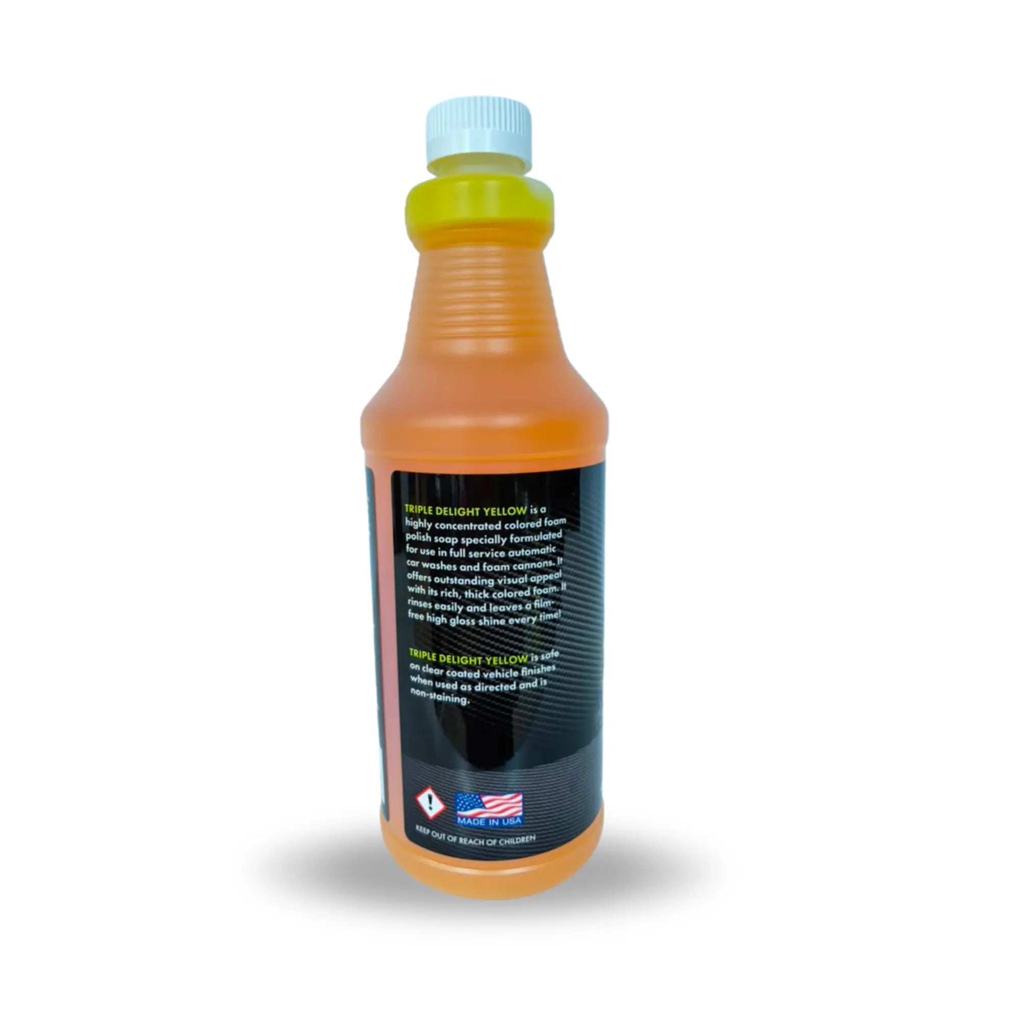 TRIPLE DELIGHT YELLOW FOAM 32 OZ - CAR CANDY