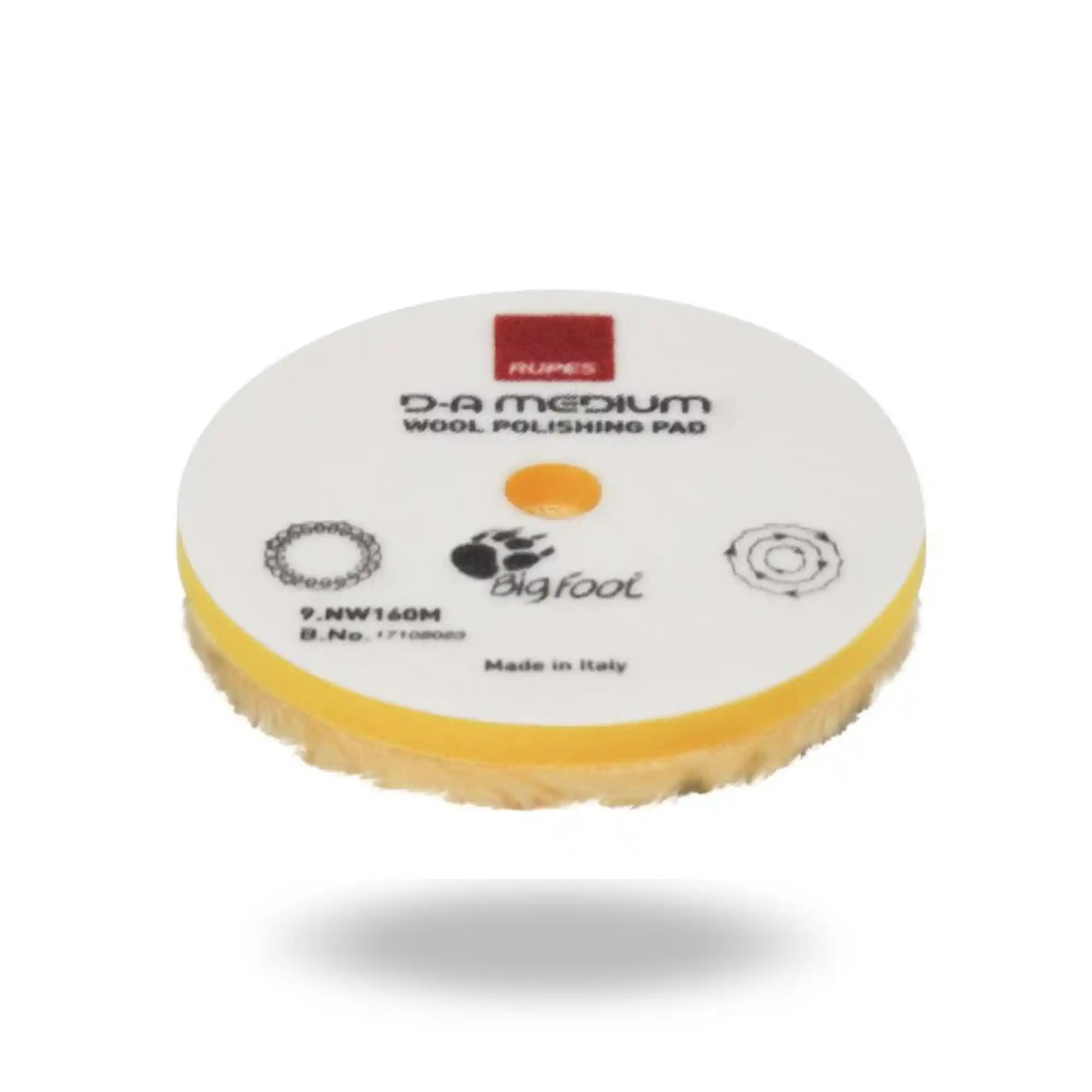 D-A MEDIUM WOOL POLISHING PAD RUPES 3"
