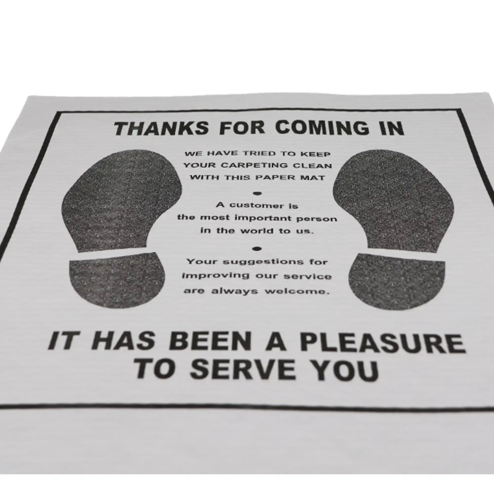 PAPER FLOOR MATS