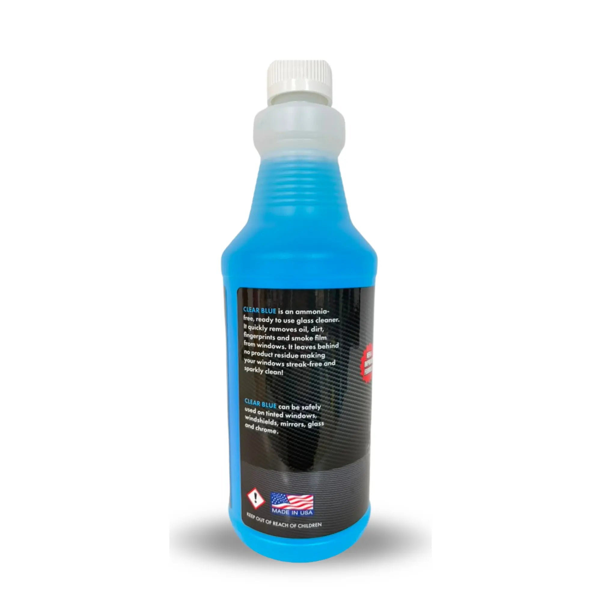 clear blue ready to use 32 oz | glass cleaner | car candy